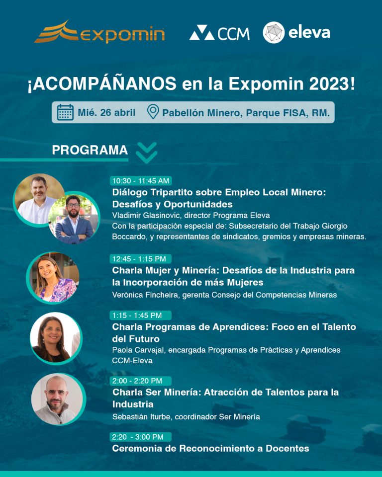 Alianza CCM-Eleva en EXPOMIN 2023