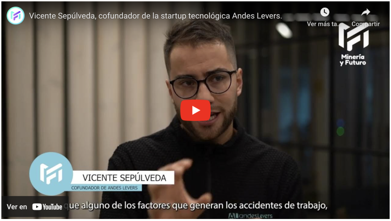 [Video|entrevista] Vicente Sepúlveda, cofundador de la startup Andes Levers, y la tecnología de exoesqueletos en minería